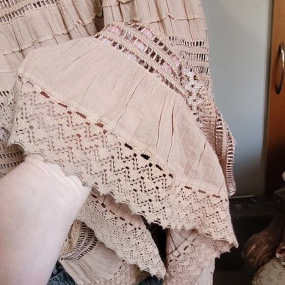 #124 Now & Then Cotton Blush Skirt - Picture 4 of 6